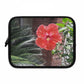 Laptop Sleeve with Peach Hibiscus Flower Design 7 Inch 10 Inch 13 Inch 15 Inch 17 Inch