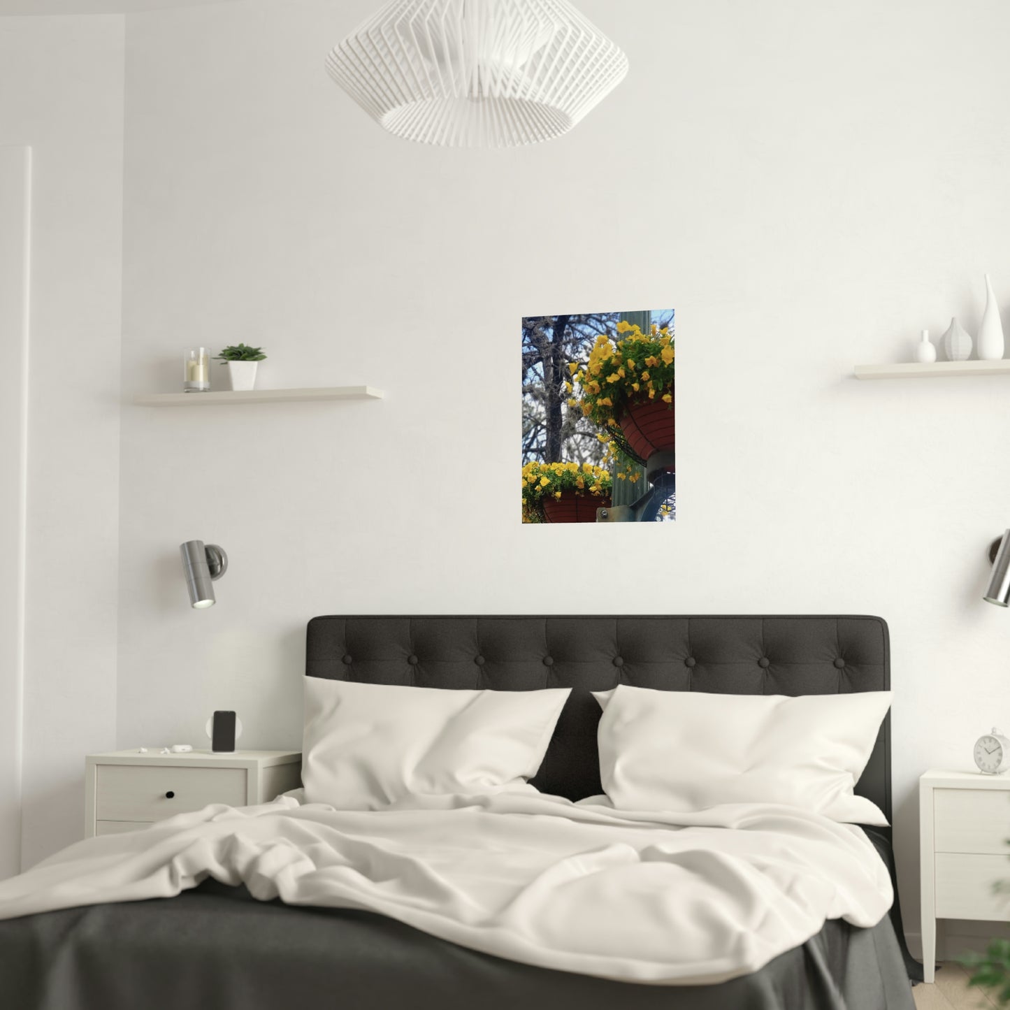 Yellow Pansies Downtown | Satin Posters (210gsm) | High Bloom Collection | Life By Ortavia
