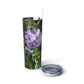 Purple Texas Mountain Laurel | Skinny Steel Tumbler with Straw 20oz