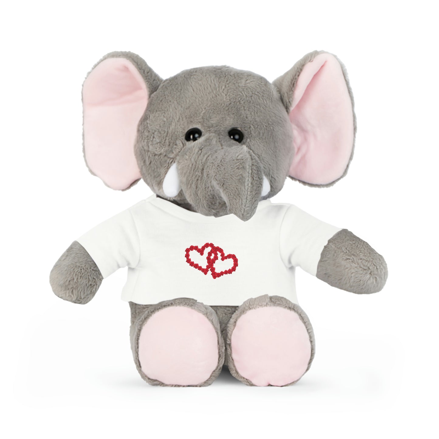 Plush Toy with T-Shirt Bear Elephant Sheep Bunny Gift for Him and Her Holiday Gifts