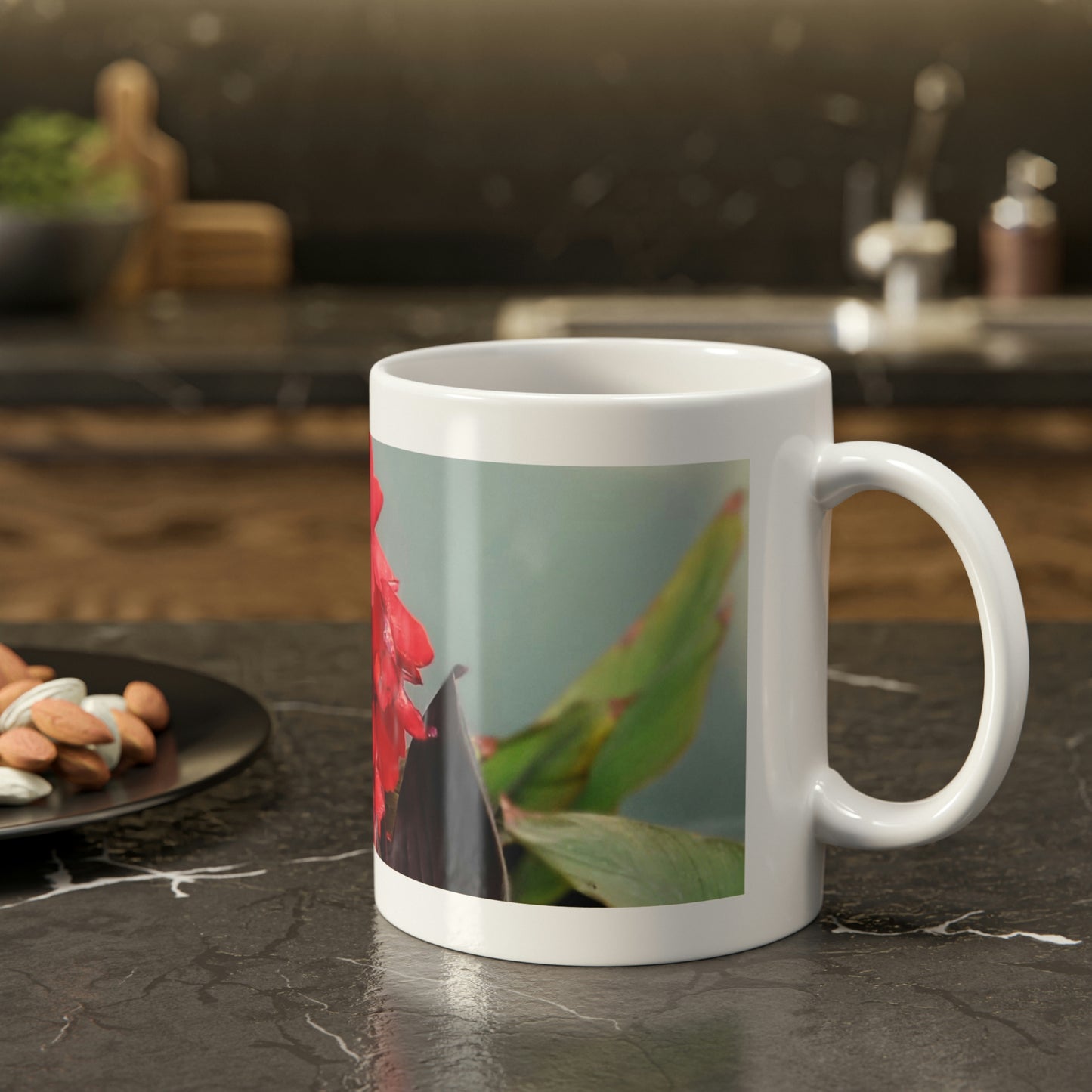 Red Canna | Ceramic Mug 11oz | Life By Ortavia