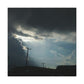 Sun Through Dark Clouds | Wall Art Canvas | Heavens Collection