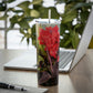 Red Canna | Skinny Steel Tumbler with Straw 20oz | High Bloom Collection | Life By Ortavia