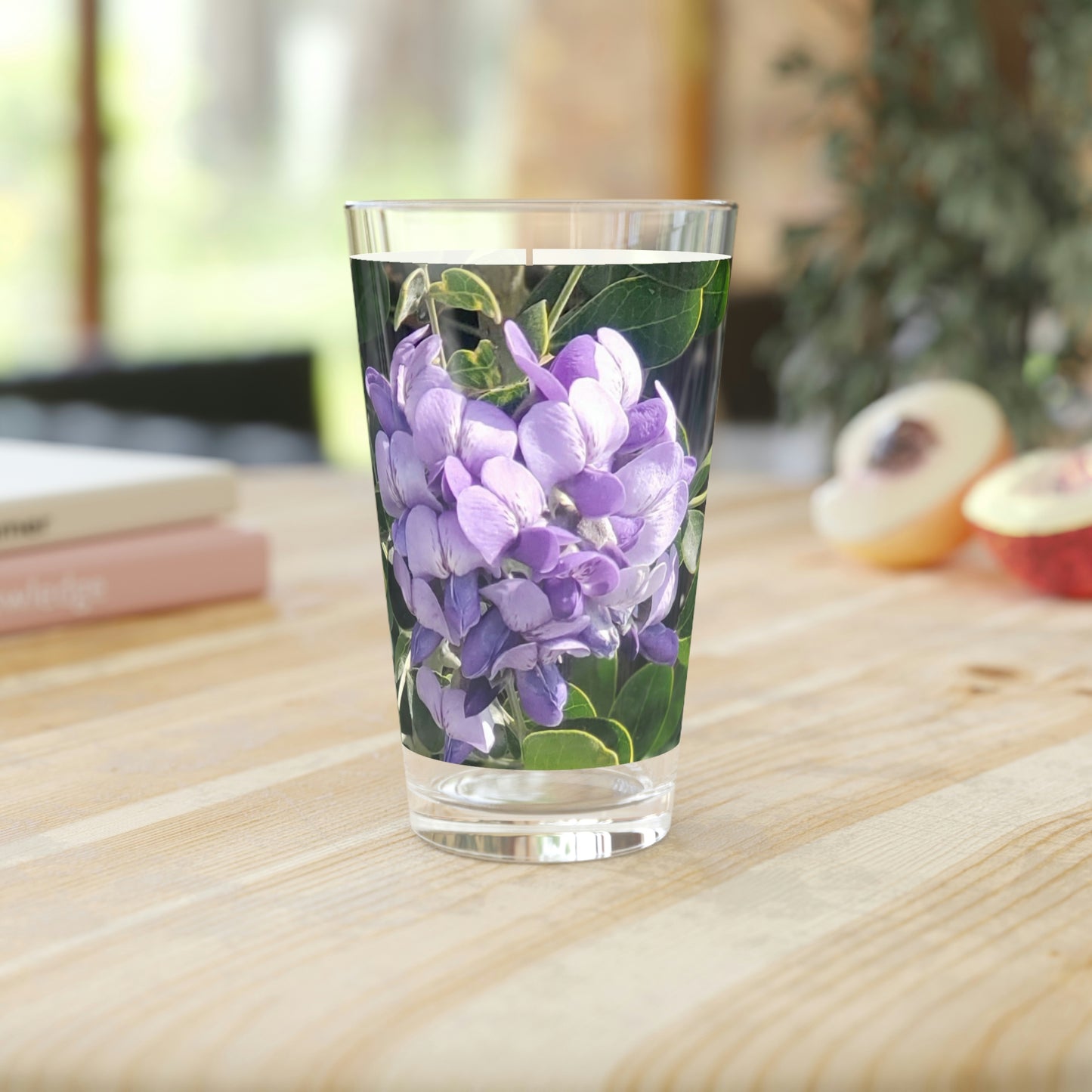 Purple Texas Mountain Laurel | Pint Glass 16 oz