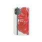 Peach Hibiscus White Background | Folio Phone Case | High Bloom Collection | Life By Ortavia