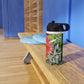 Peach Hibiscus | Stainless Steel Water Bottle, Standard Lid | High Bloom Collection | Life By Ortavia