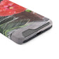 Phone Case With Card Holder with Peach Hibiscus Flower Design