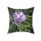 Purple Texas Mountain Laurel | Throw Pillow