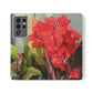 Red Canna | Folio Phone Case | High Bloom Collection | Life By Ortavia