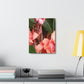 Art Prints & Wall Art, Canvas Gallery with Pink Canna Flower