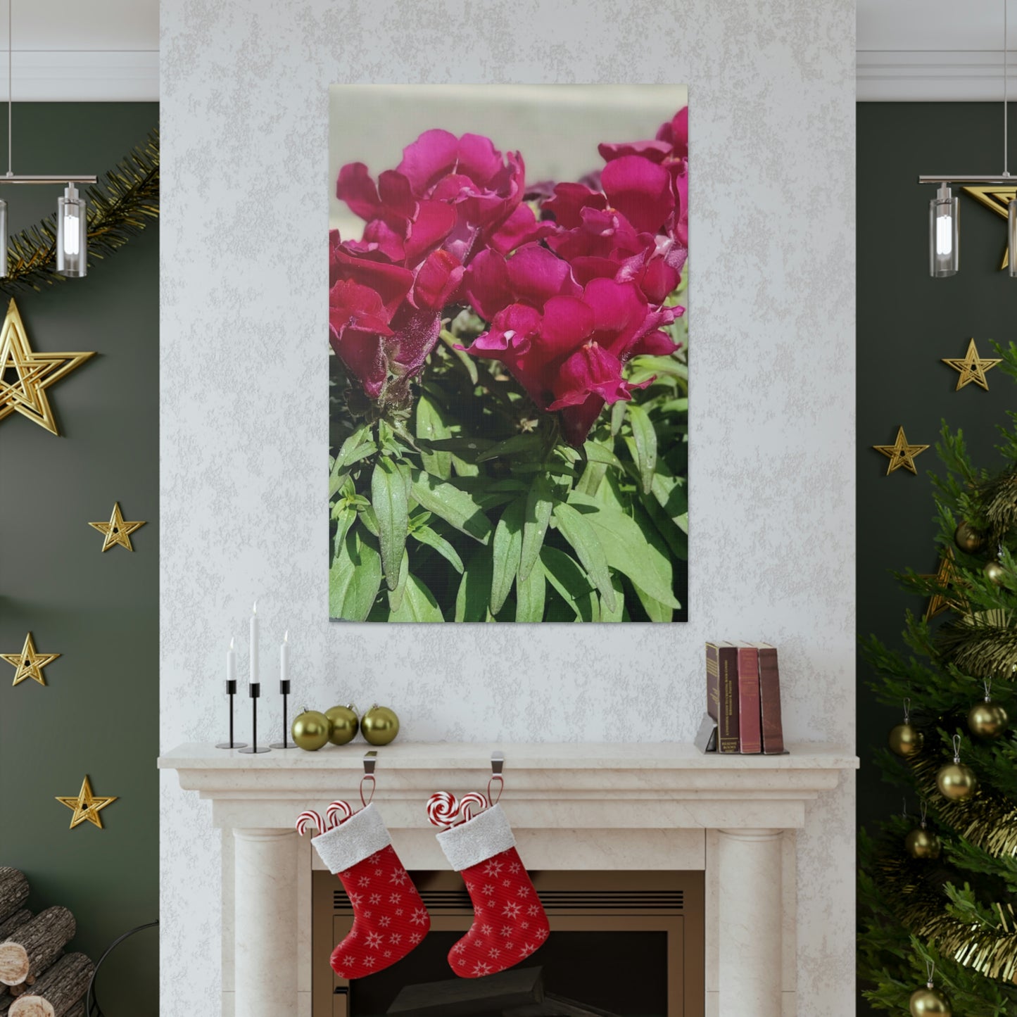 Magenta Snapdragon | Wall Art Canvas | High Bloom Collection | Life By Ortavia