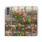 Flowers On A Rugged Fence | Folio Phone Case | High Bloom Collection | Life By Ortavia