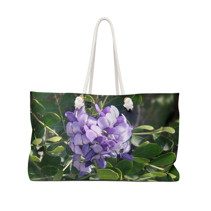 Purple Texas Mountain Laurel | Weekender Bag 24" x13"