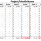 Automatic 4 Payment Budget Spreadsheet