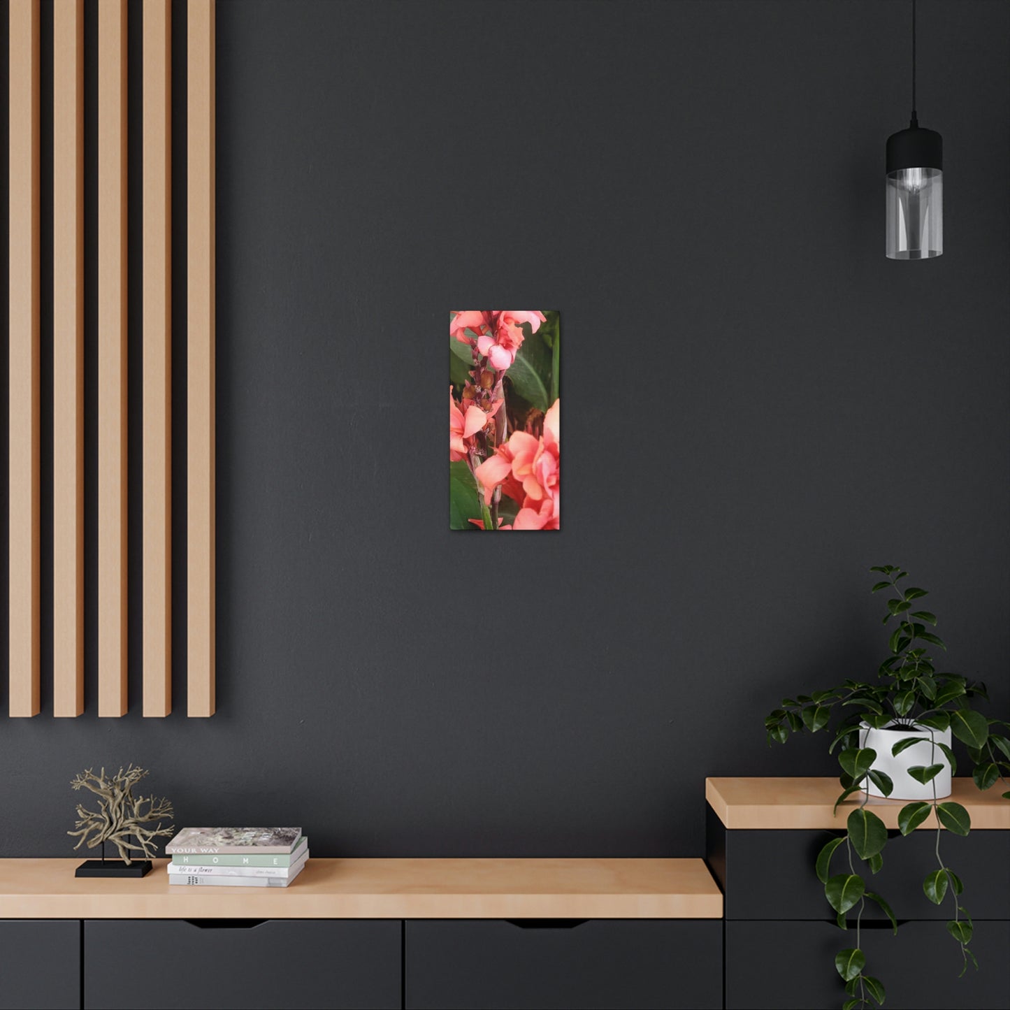 Art Prints & Wall Art, Canvas Gallery with Pink Canna Flower