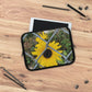 Laptop Sleeve with Sunflower Behind A Fence Design 7 Inch 10 Inch 13 Inch 15 Inch 17 Inch