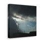 Sun Through Dark Clouds | Wall Art Canvas | Heavens Collection
