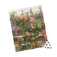 Flowers On A Rugged Fence | Puzzle | 110 252 500 1014 pc | High Bloom Collection | Life By Ortavia