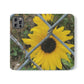 Sunflower Behind A Fence | Folio Phone Case | High Bloom Collection | Life By Ortavia