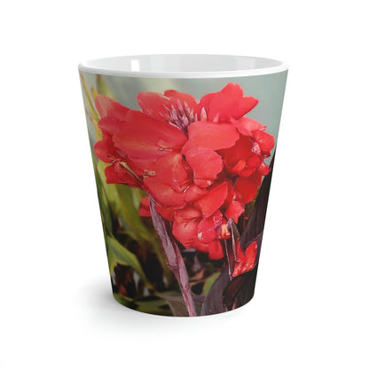 Red Canna | 12 oz Latte Mug | Life By Ortavia