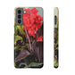Red Canna | Phone Case With Card Holder | High Bloom Collection | Life By Ortavia