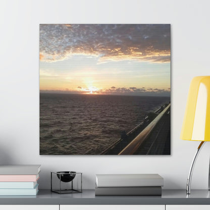 Sunrise In the Gulf of Mexico | Heavens Collection | Wall Art Print | Life By Ortavia