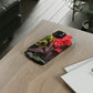 Red Canna | Phone Case With Card Holder | High Bloom Collection | Life By Ortavia