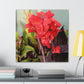 Red Canna | High Bloom Collection | Wall Art Print | Life By Ortavia