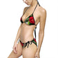 Europeana Red Rose | Women's Bikini Swimsuit | High Bloom Collection | Life By Ortavia