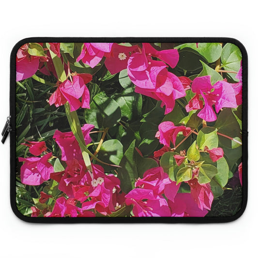 Laptop Sleeve Hot Pink Bougainvillea Flowers 7 Inch 10 Inch 13 Inch 15 Inch 17 Inch