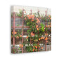 Flowers On A Rugged Fence | Wall Art Canvas | High Bloom Collection | Life By Ortavia