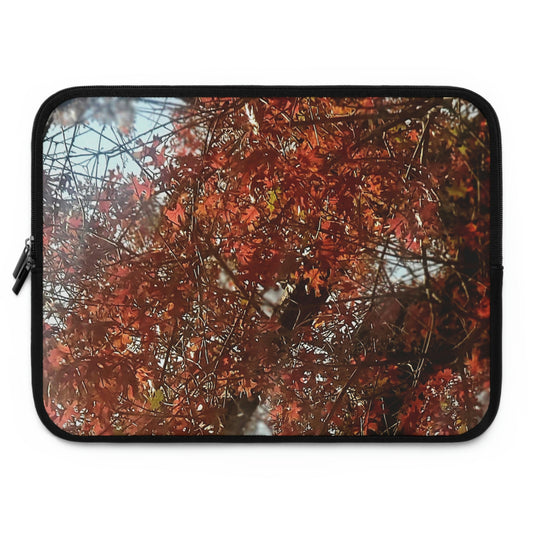 Red Leaves in Autumn | Laptop Sleeve | 7 Inch 10 Inch 13 Inch 15 Inch 17 Inch | Life By Ortavia