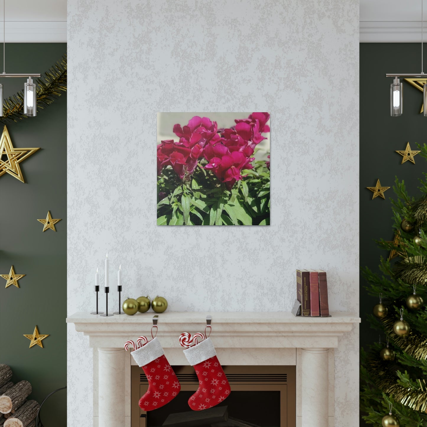 Magenta Snapdragon | Wall Art Canvas | High Bloom Collection | Life By Ortavia