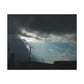 Sun Through Dark Clouds | Wall Art Canvas | Heavens Collection