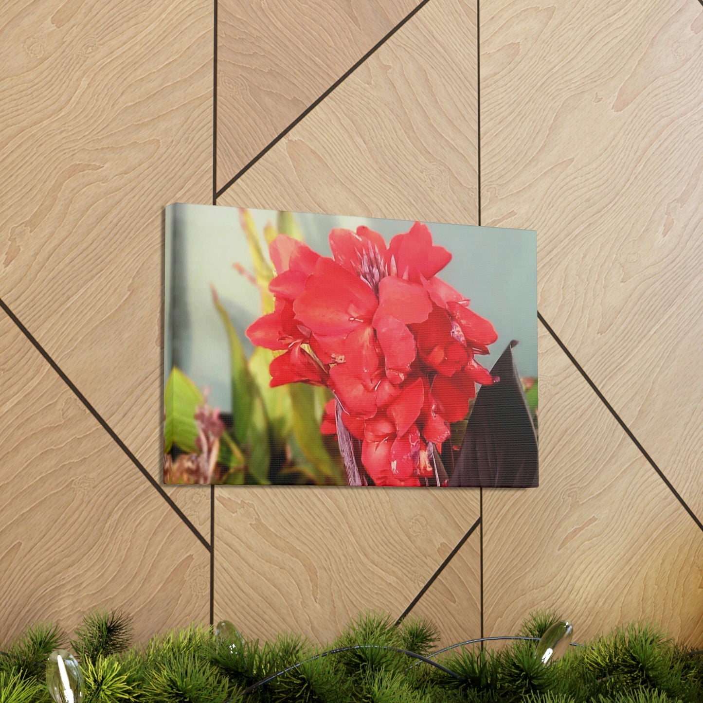 Red Canna | High Bloom Collection | Wall Art Print | Life By Ortavia