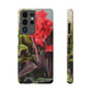 Red Canna | Phone Case With Card Holder | High Bloom Collection | Life By Ortavia