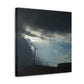 Sun Through Dark Clouds | Wall Art Canvas | Heavens Collection
