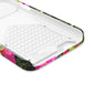 Phone Case With Card Holder with Hot Pink Bougainvillea Design