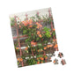 Flowers On A Rugged Fence | Puzzle | 110 252 500 1014 pc | High Bloom Collection | Life By Ortavia