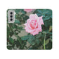 Focus on A Pink Rose | Folio Phone Case | High Bloom Collection | Life By Ortavia