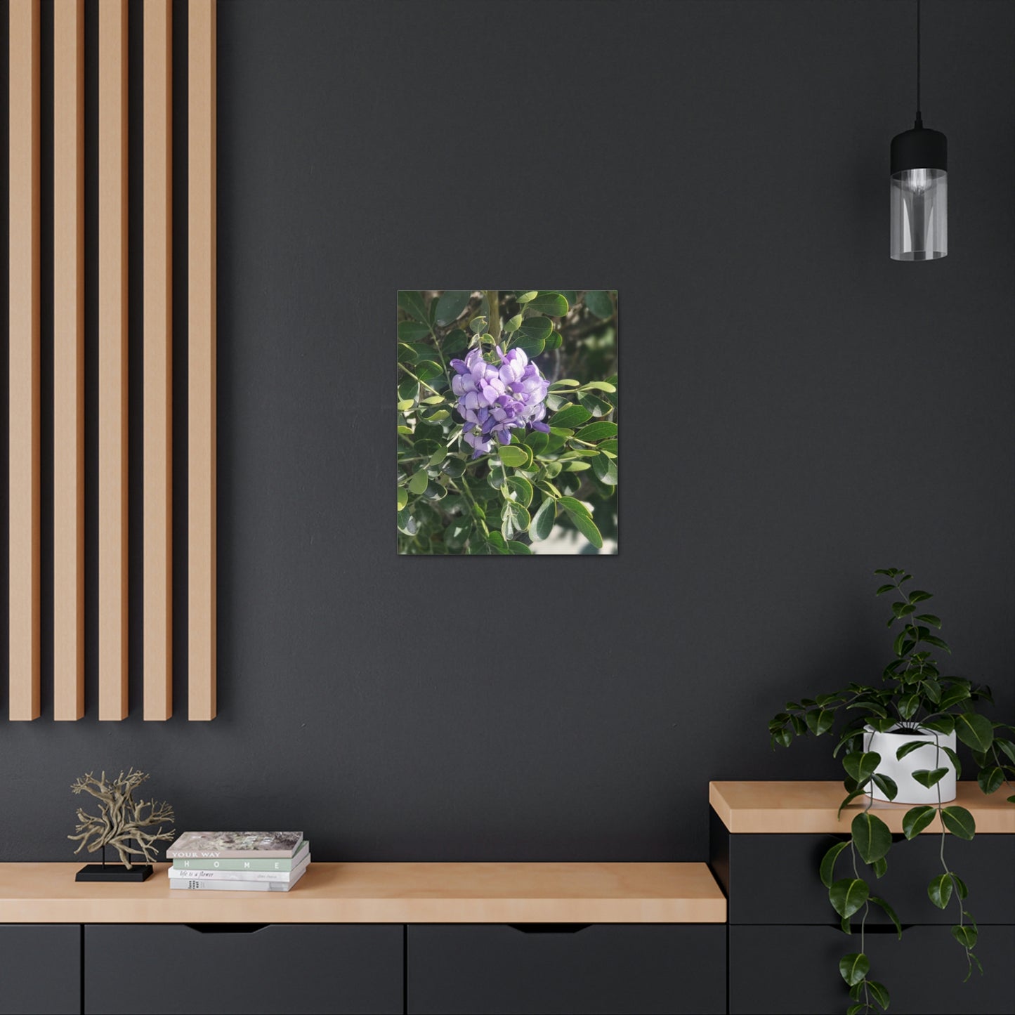 Purple Texas Mountain Laurel | Wall Art Canvas