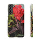 Red Canna | Phone Case With Card Holder | High Bloom Collection | Life By Ortavia