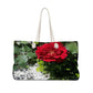Europeana Red Rose | High Bloom Collection | Weekender Bag 24" x13" | Life By Ortavia