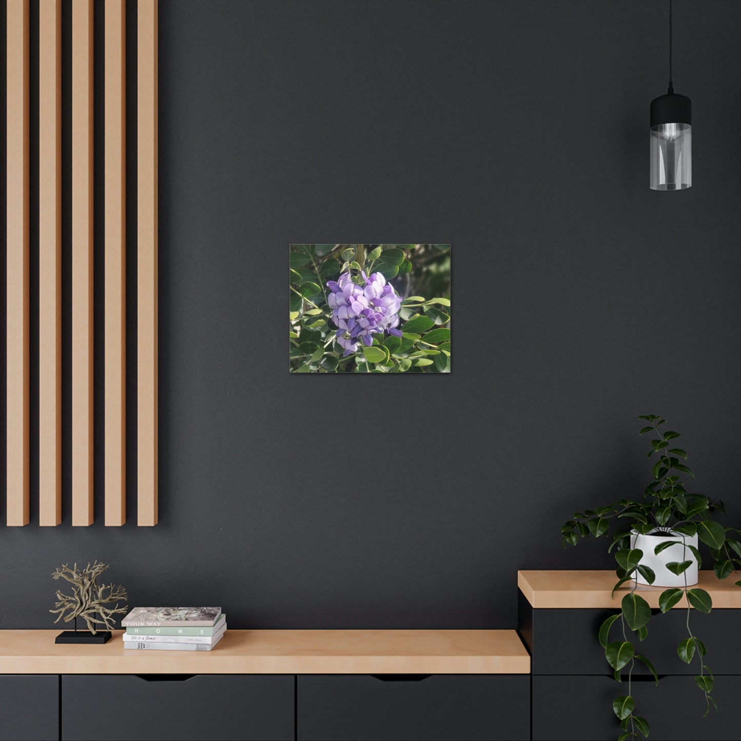 Purple Texas Mountain Laurel | Wall Art Canvas