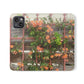Flowers On A Rugged Fence | Folio Phone Case | High Bloom Collection | Life By Ortavia