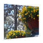 Yellow Pansies Downtown | Wall Art Canvas | High Bloom Collection | Life By Ortavia
