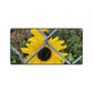 Sunflower Behind A Fence | High Bloom Collection | Desk Mat | Life By Ortavia