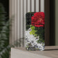 Europeana Red Rose | Phone Case with Card Holder | High Bloom Collection | Life By Ortavia