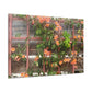 Flowers On A Rugged Fence | Wall Art Canvas | High Bloom Collection | Life By Ortavia